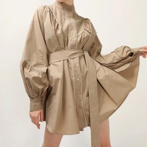 Storets Tori Piping Shirt Dress